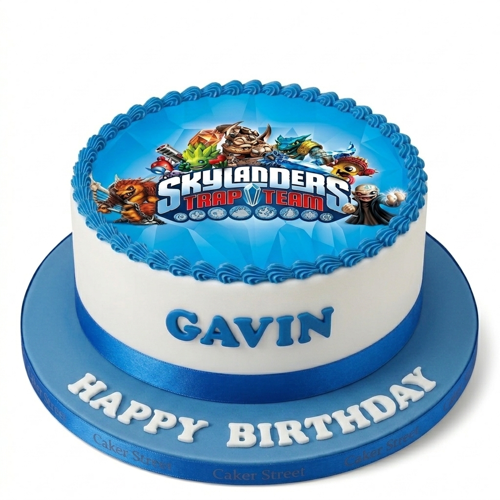 Skylanders Trap Team Birthday Cake