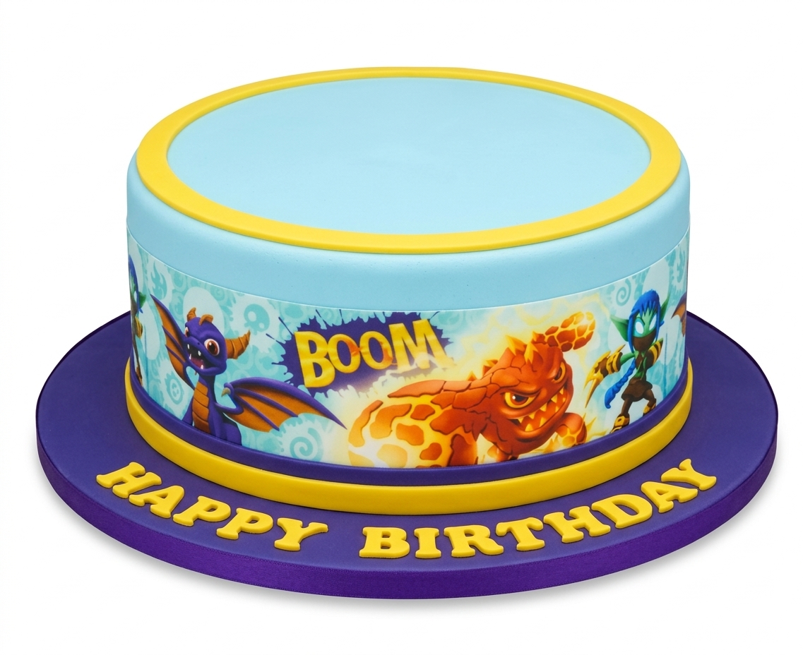 Skylanders Theme Birthday Cake