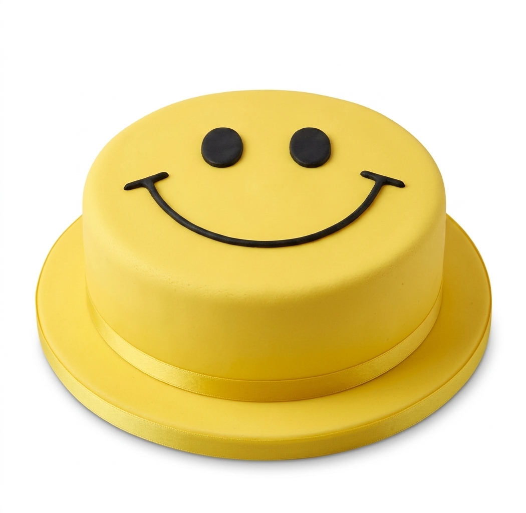 Smiley Face Birthday Cake
