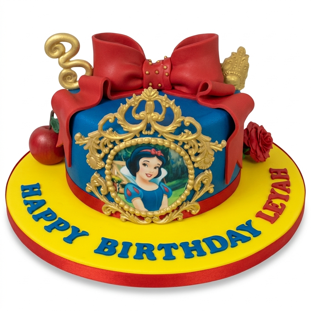 Snow White Princess Birthday Cake