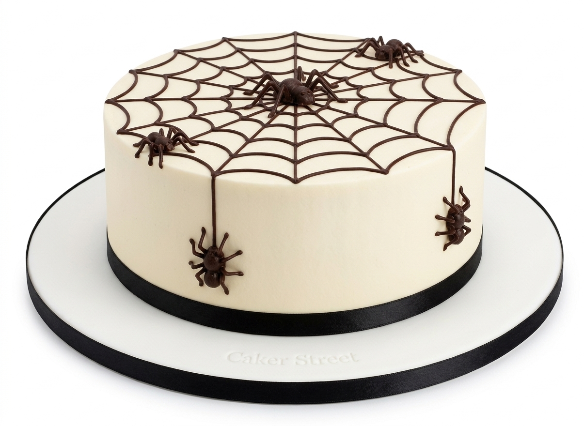 Spider Web Birthday Cake