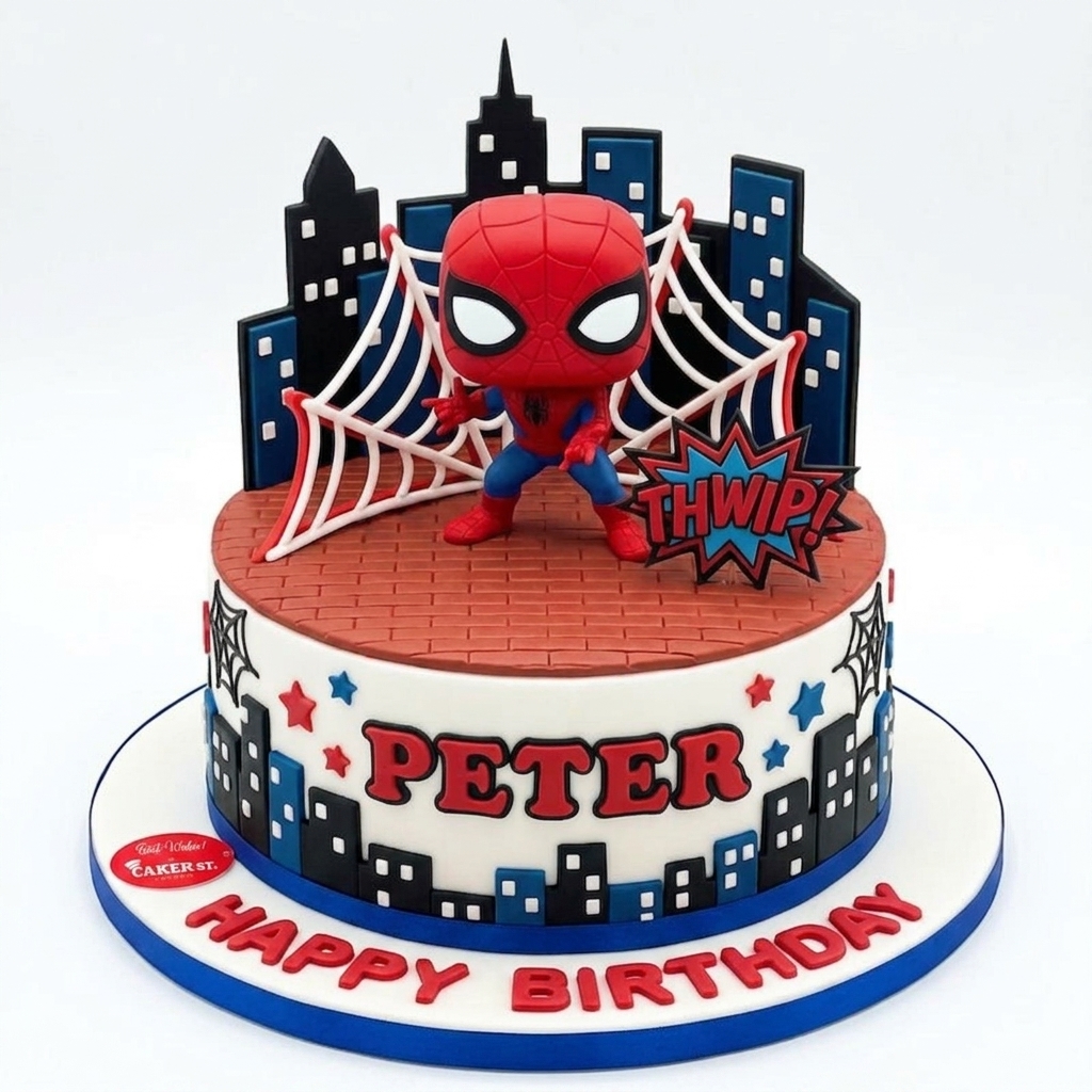 Spiderman Birthday Cake for Kids