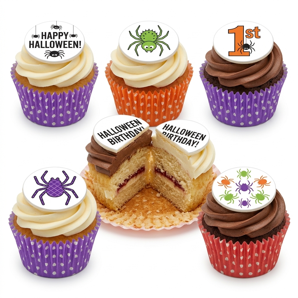 Halloween Spider Cupcakes