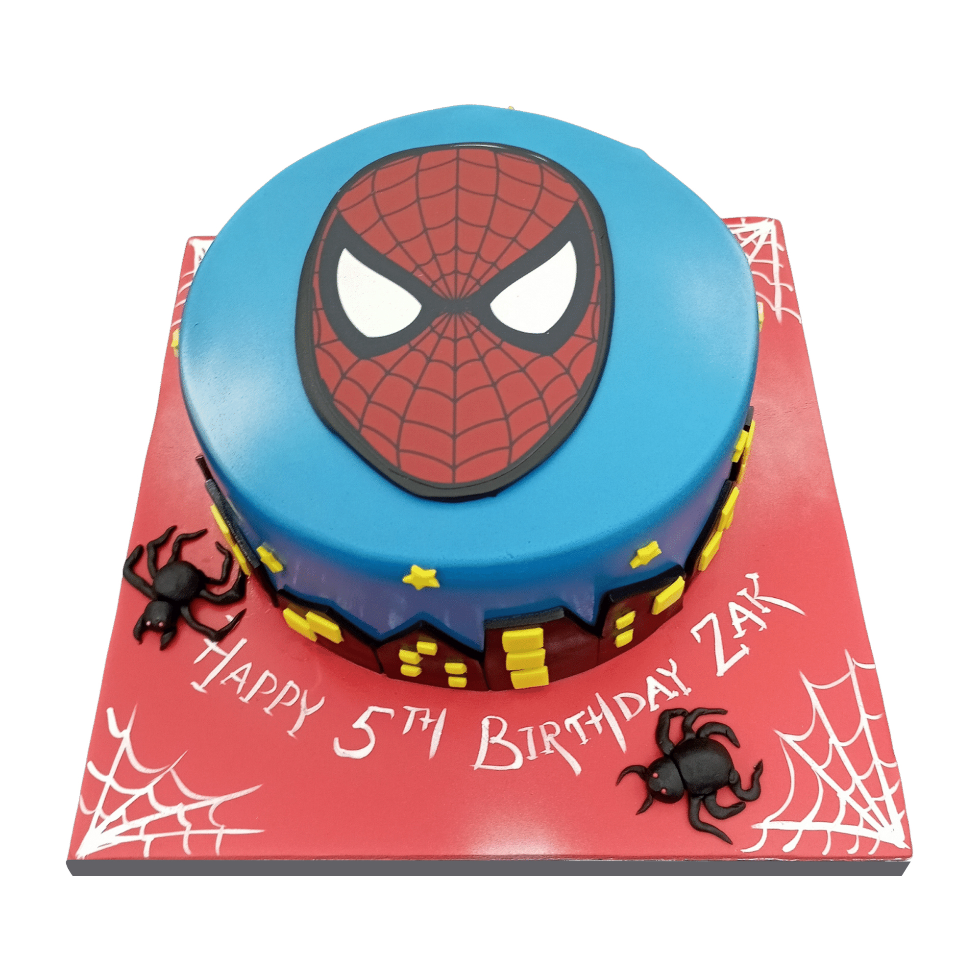 Spiderman Birthday Cake