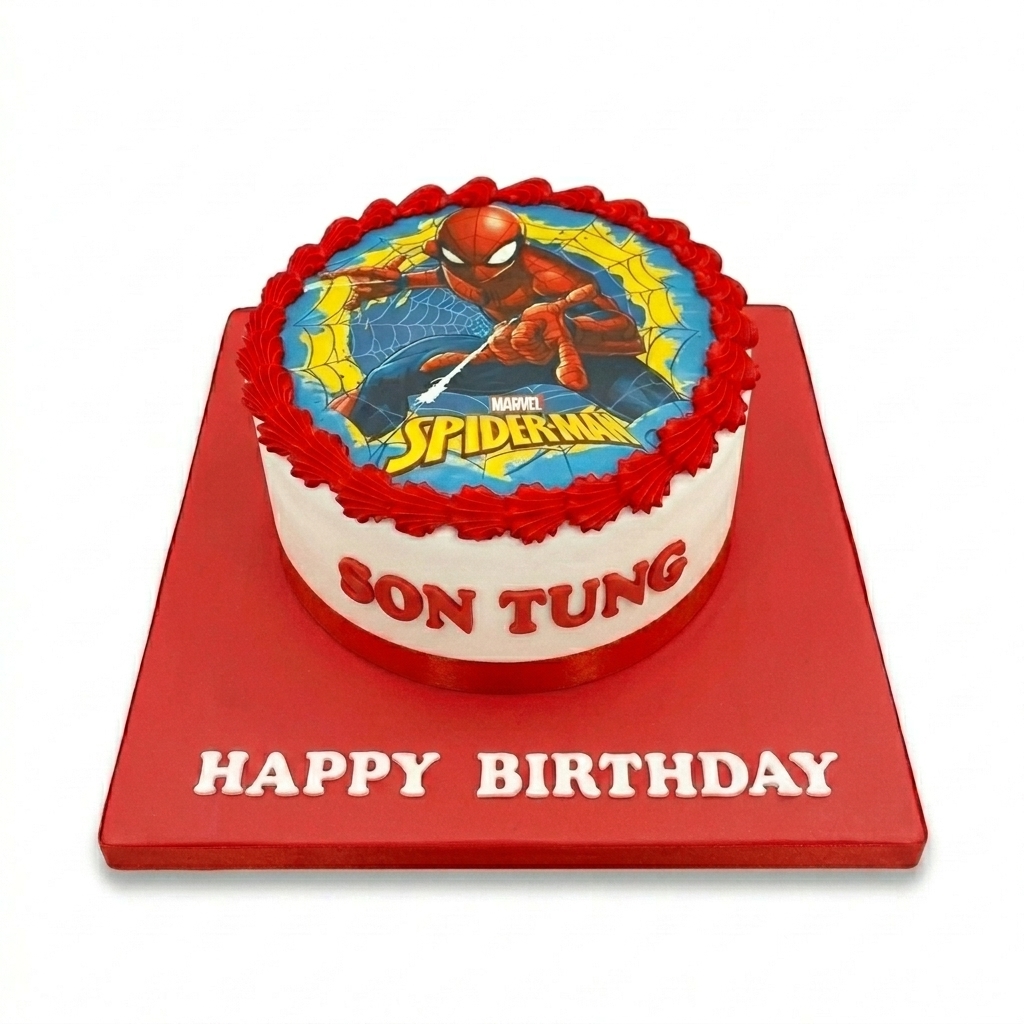 Spider-Man Birthday Cake for Kids