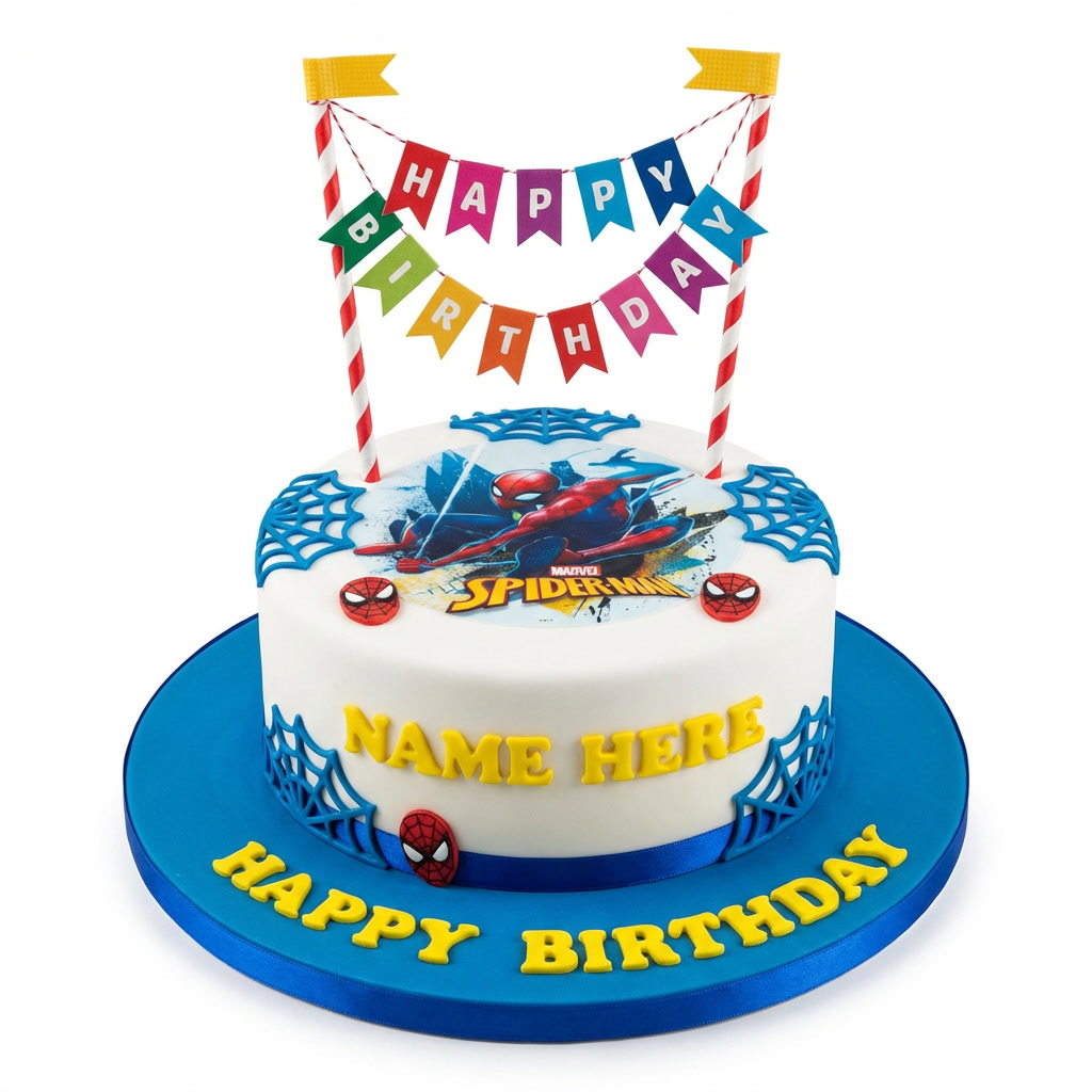 Spider-Man Birthday Cake
