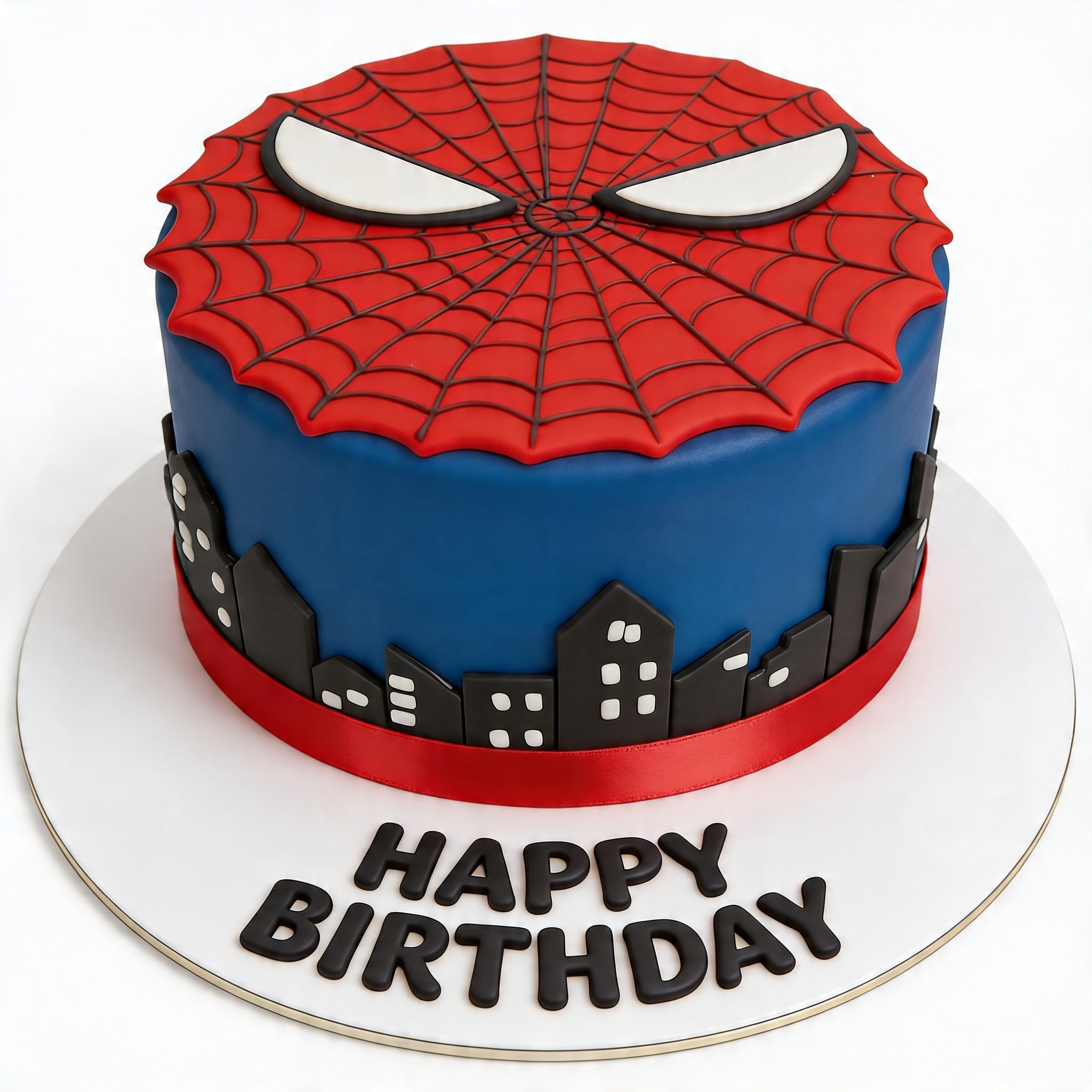 Spiderman Birthday Cake