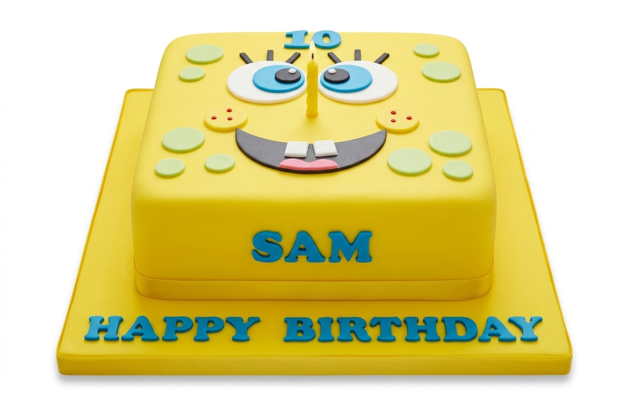 Spongebob Birthday Cake
