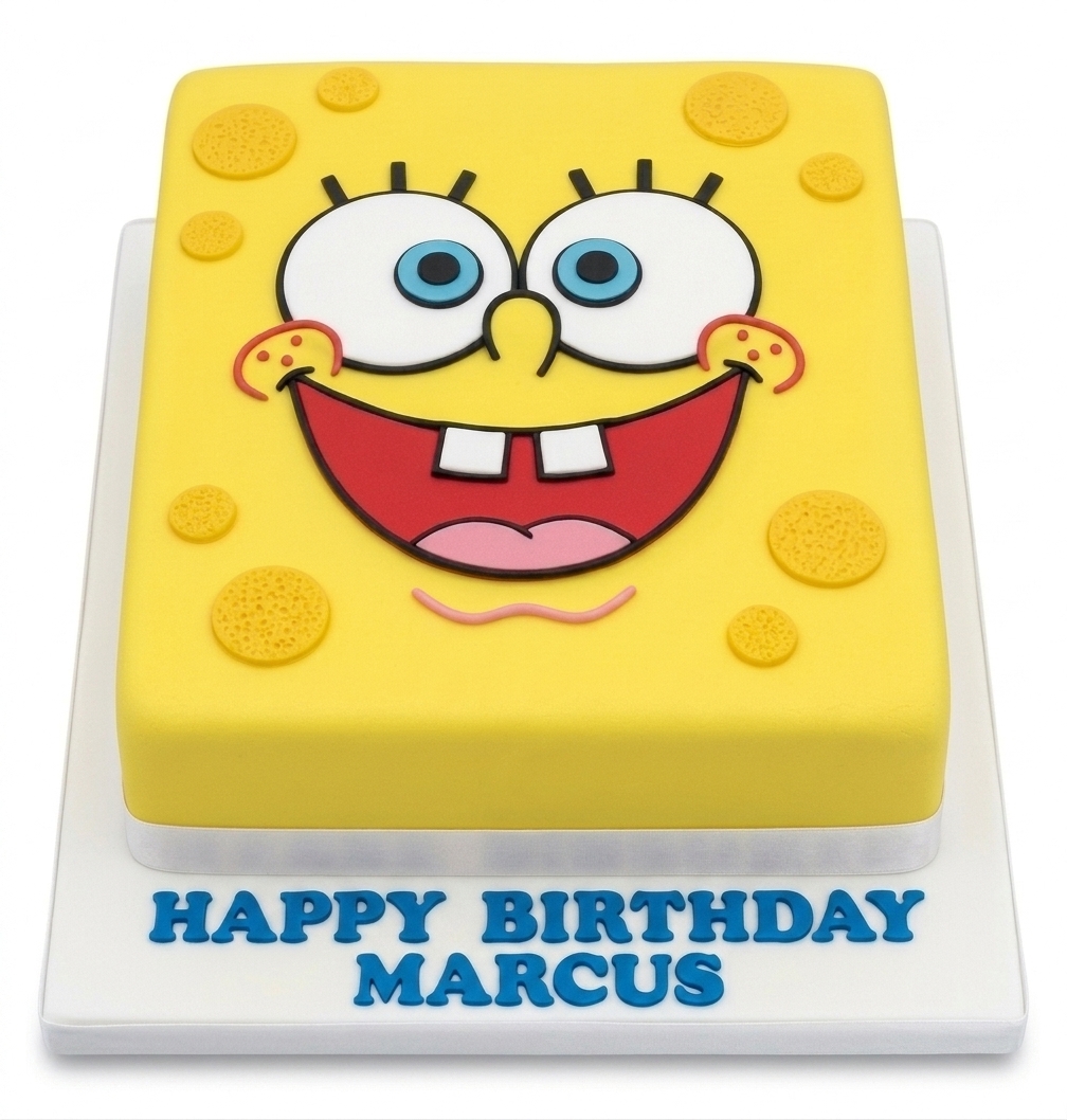Spongebob Squarepants Birthday Cake