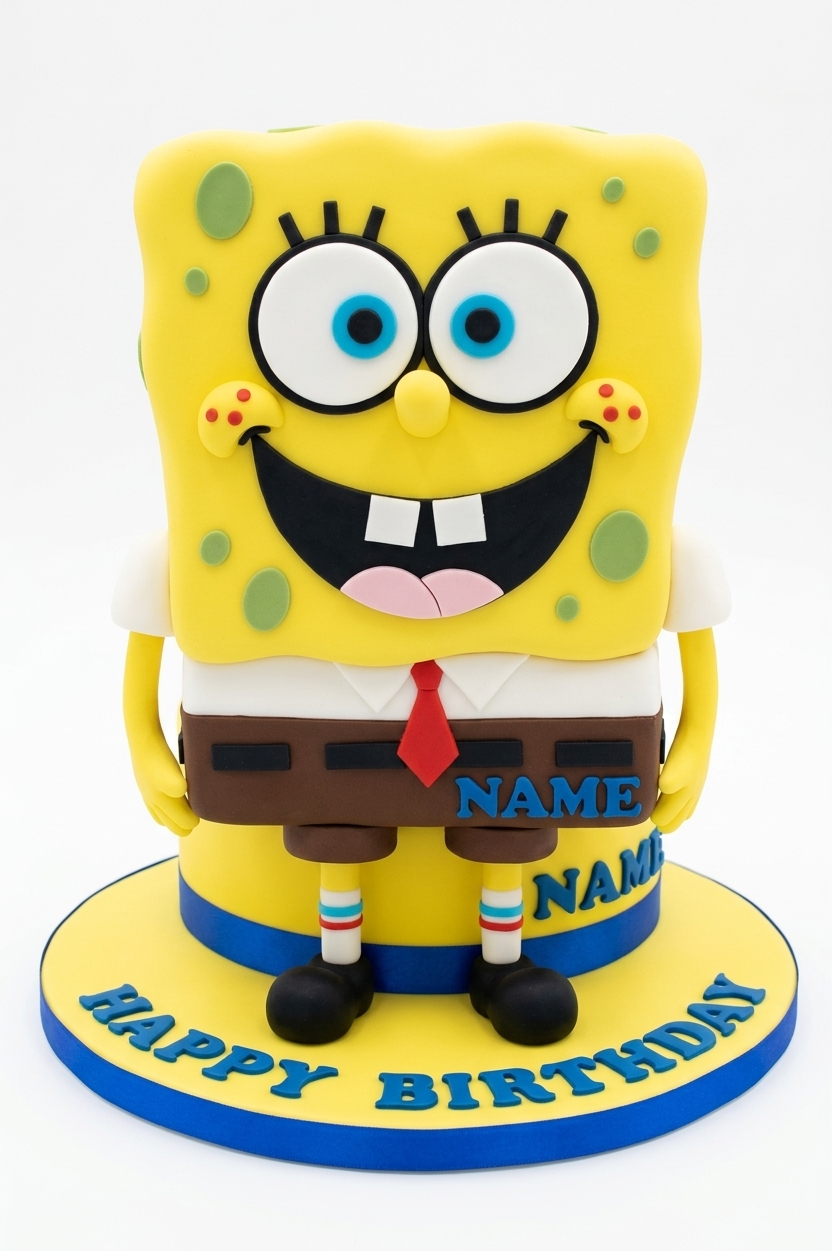 Spongebob Squarepants Birthday Cake