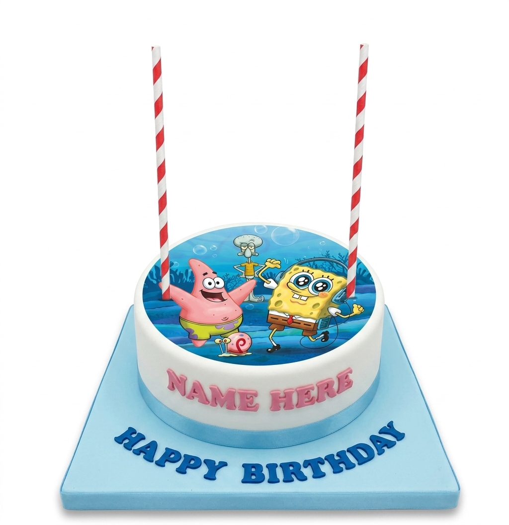 Spongebob Squarepants Kids Birthday Cake