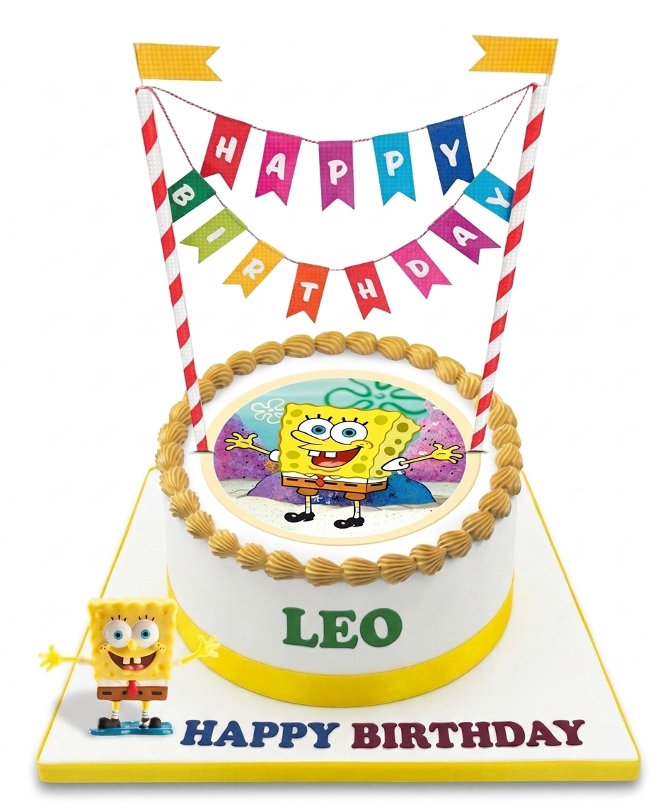 Spongebob Squarepants Kids Birthday Cake