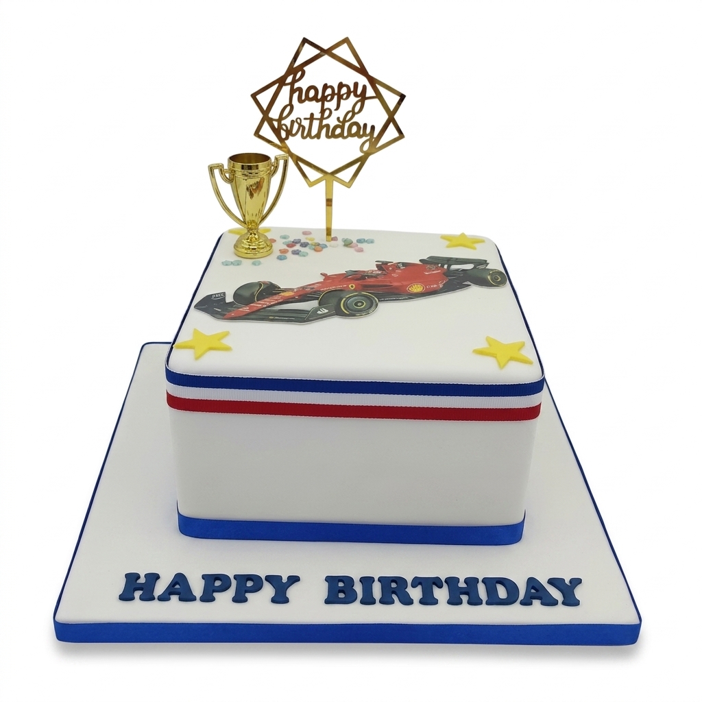 Formula 1 Racing Car Birthday Cake