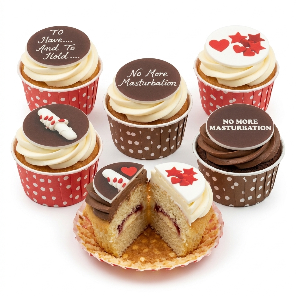 Stag Party Rude Cupcakes