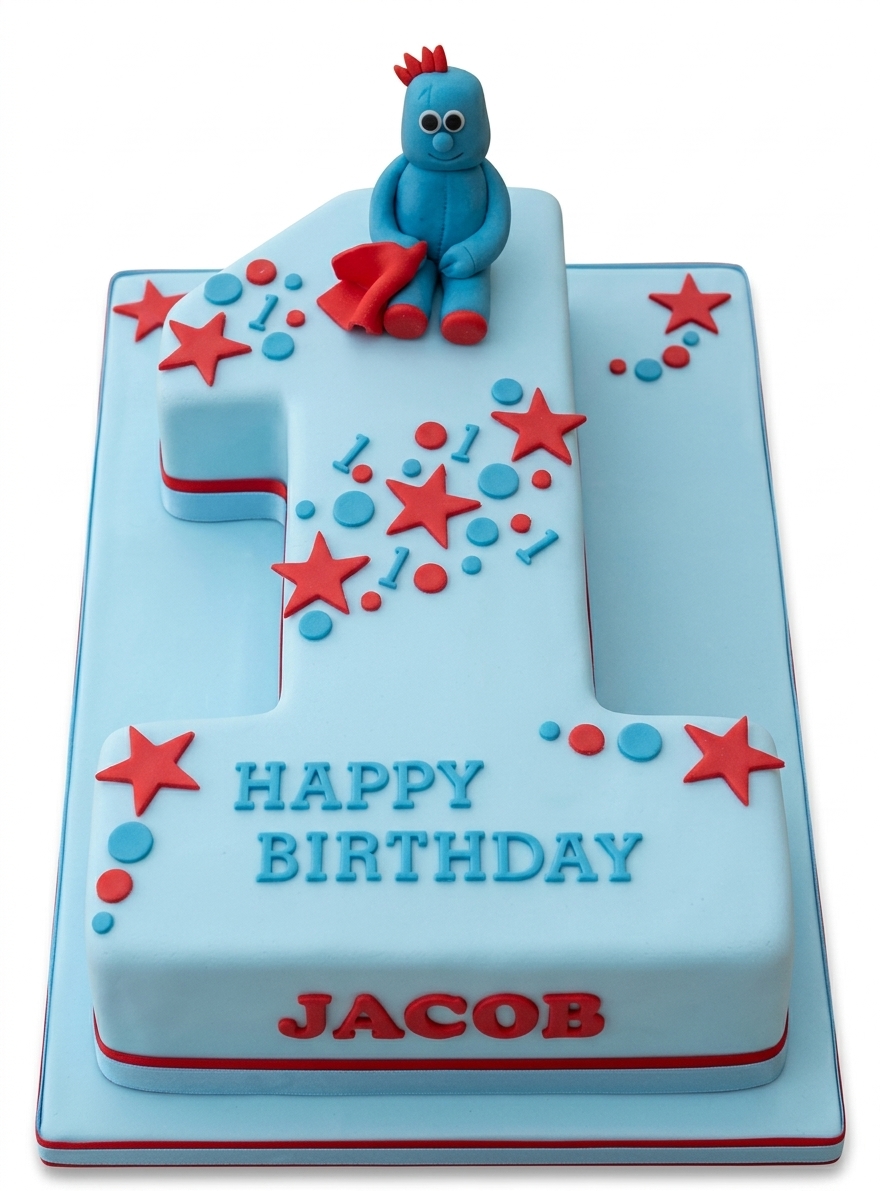 Igglepiggle 1st Birthday Cake