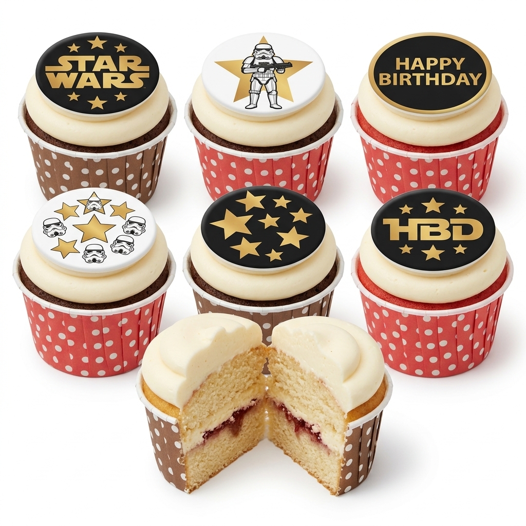 Star Wars Birthday Cupcakes