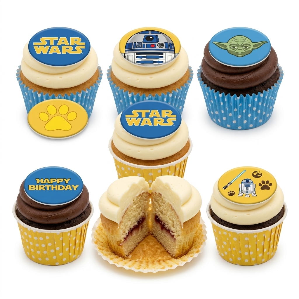 Star Wars Birthday Cupcakes