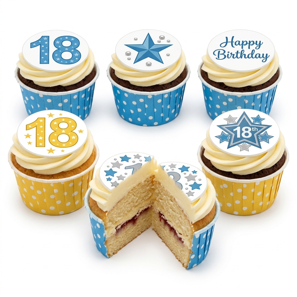 Star Theme Birthday Cupcakes - Any Age
