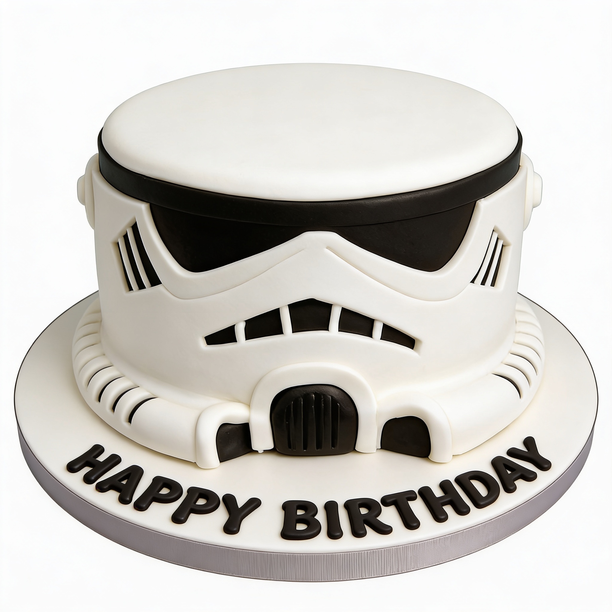 Star Wars Stormtrooper Helmet Birthday Cake
