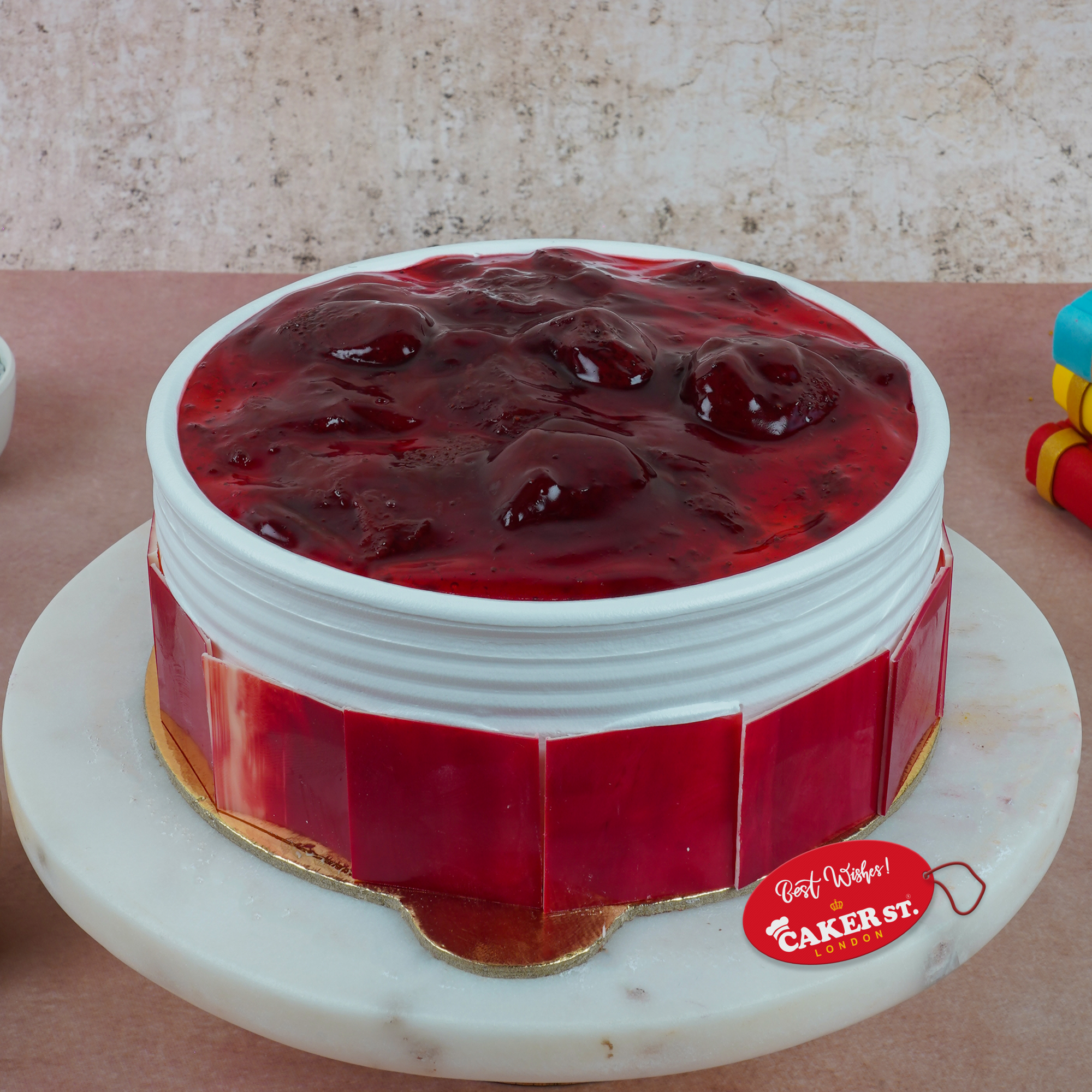 Strawberry Burst Cake