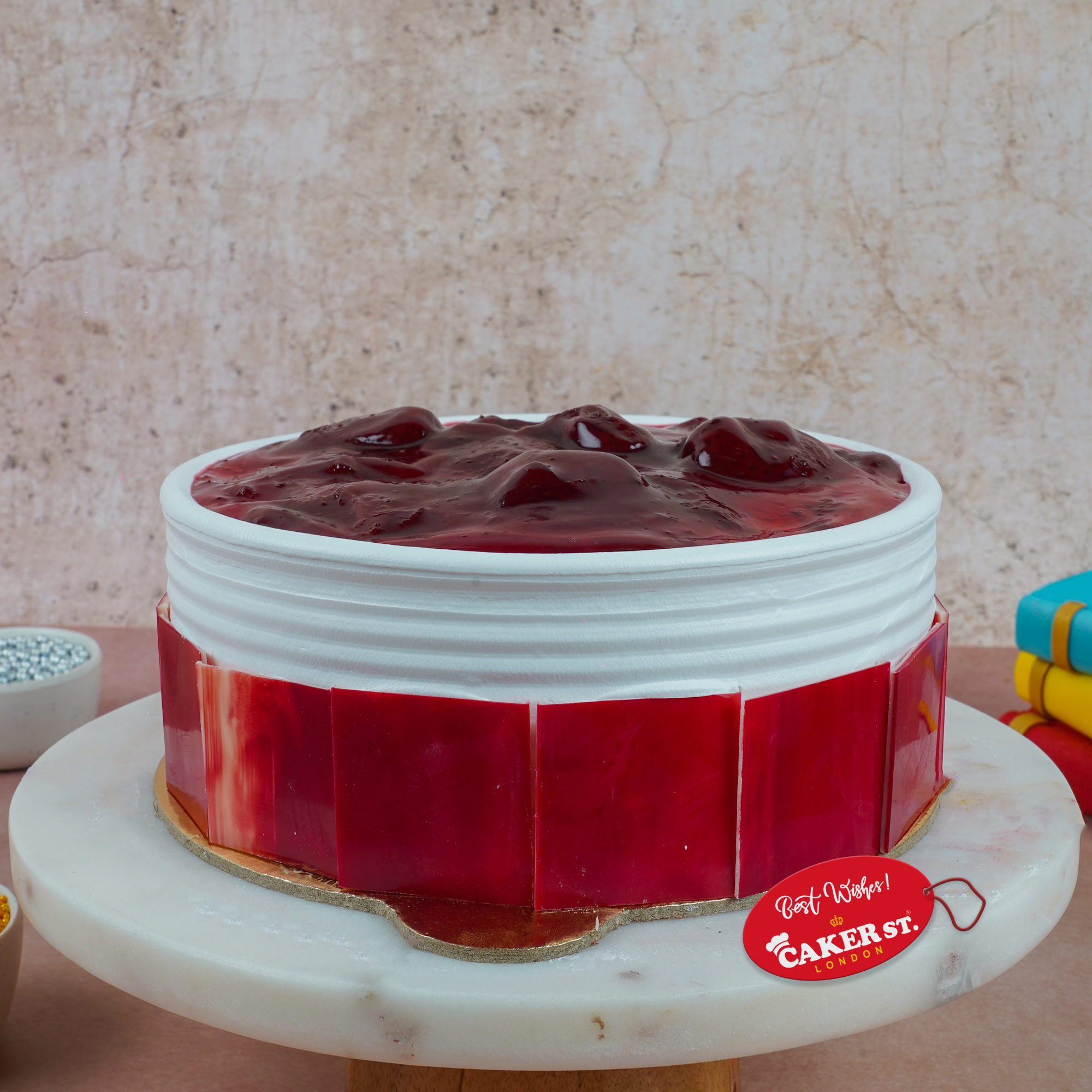 Strawberry Burst Cake