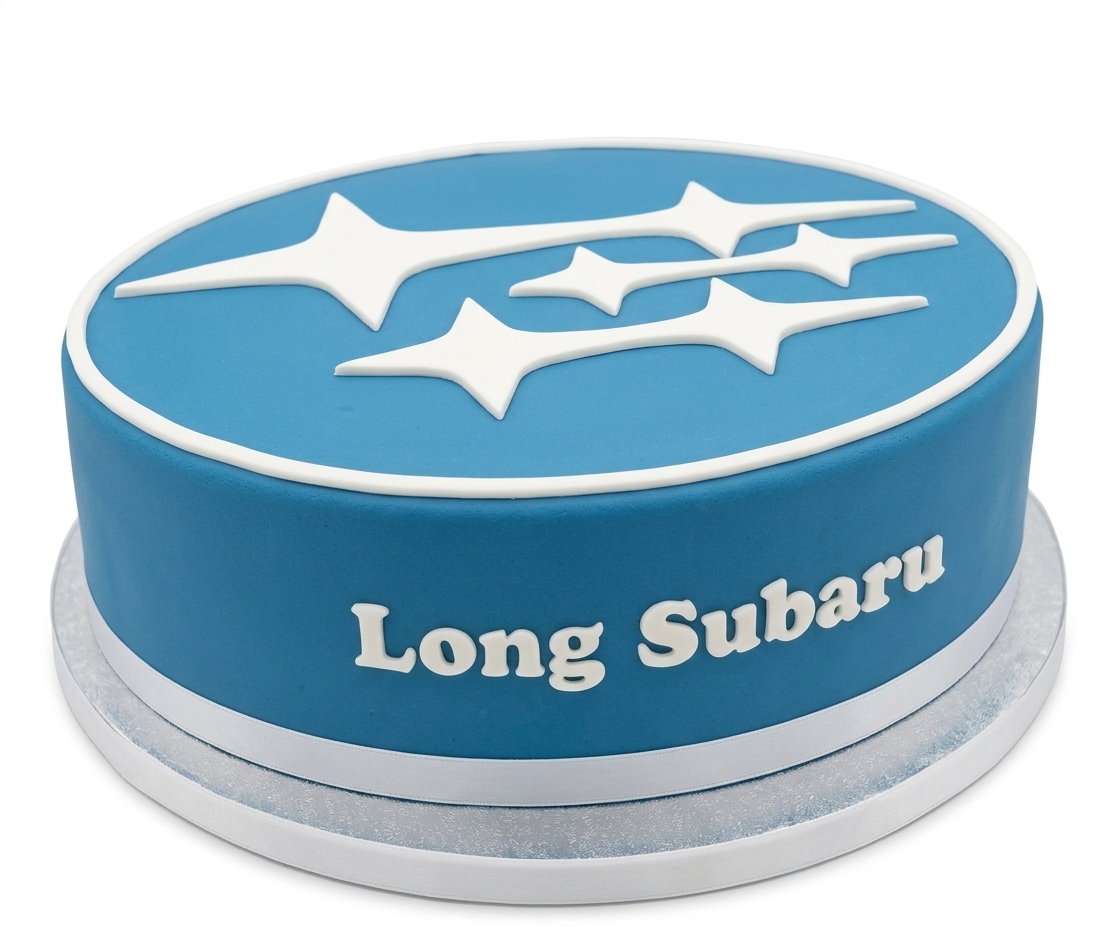 Subaru Car Logo Birthday Cake