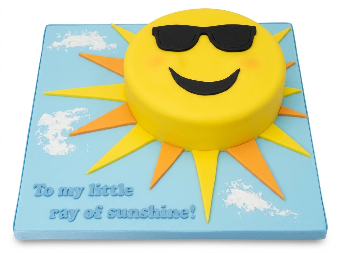 Sunshine Kids Birthday Cake