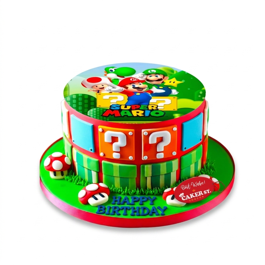 Super Mario Birthday Cake