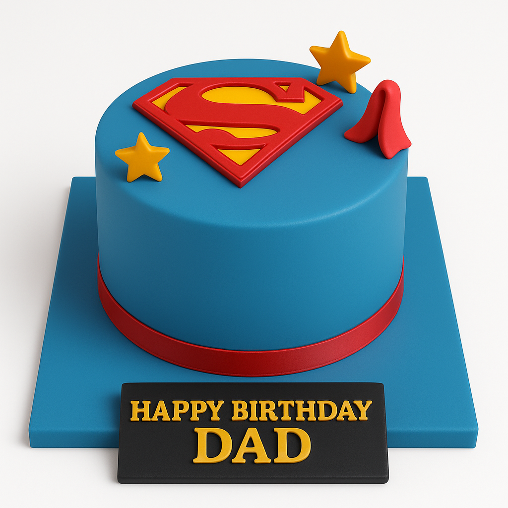 Superdad Cake