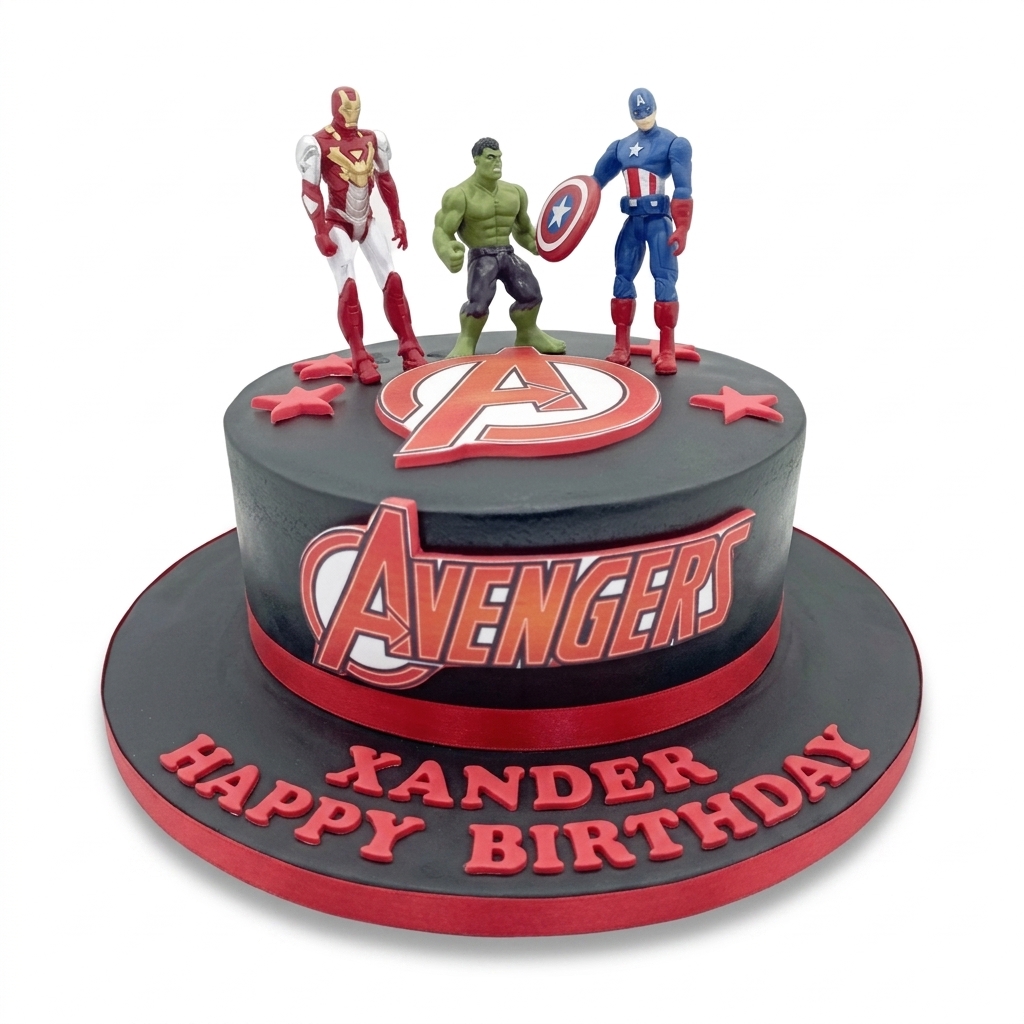 Avengers Birthday Cake for Kids