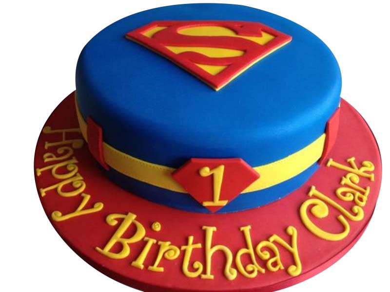 Superman Inspire Cake - Cupcake Boutique