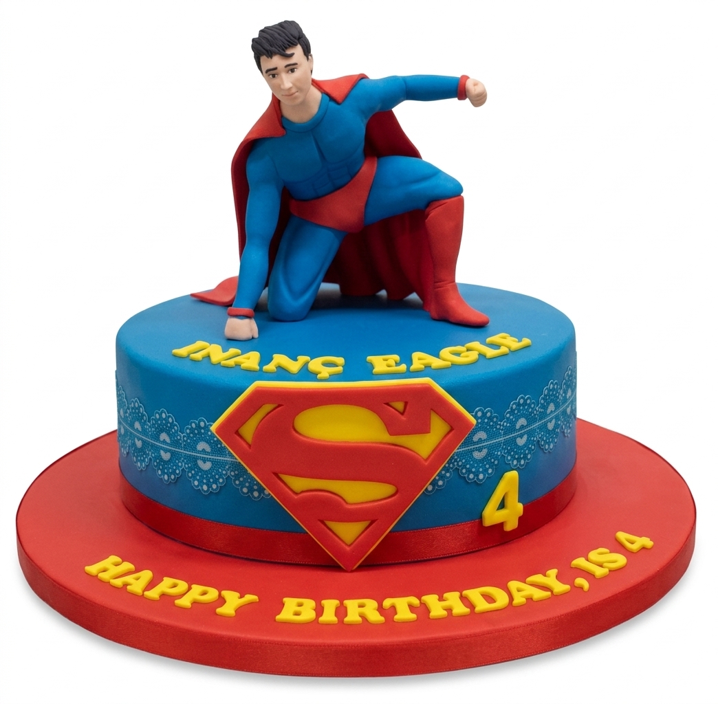Superman Birthday Cake for Kids