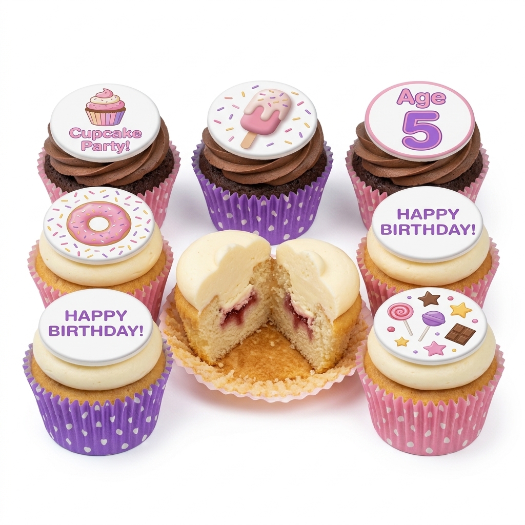 Sweet Treat Kids Birthday Cupcakes