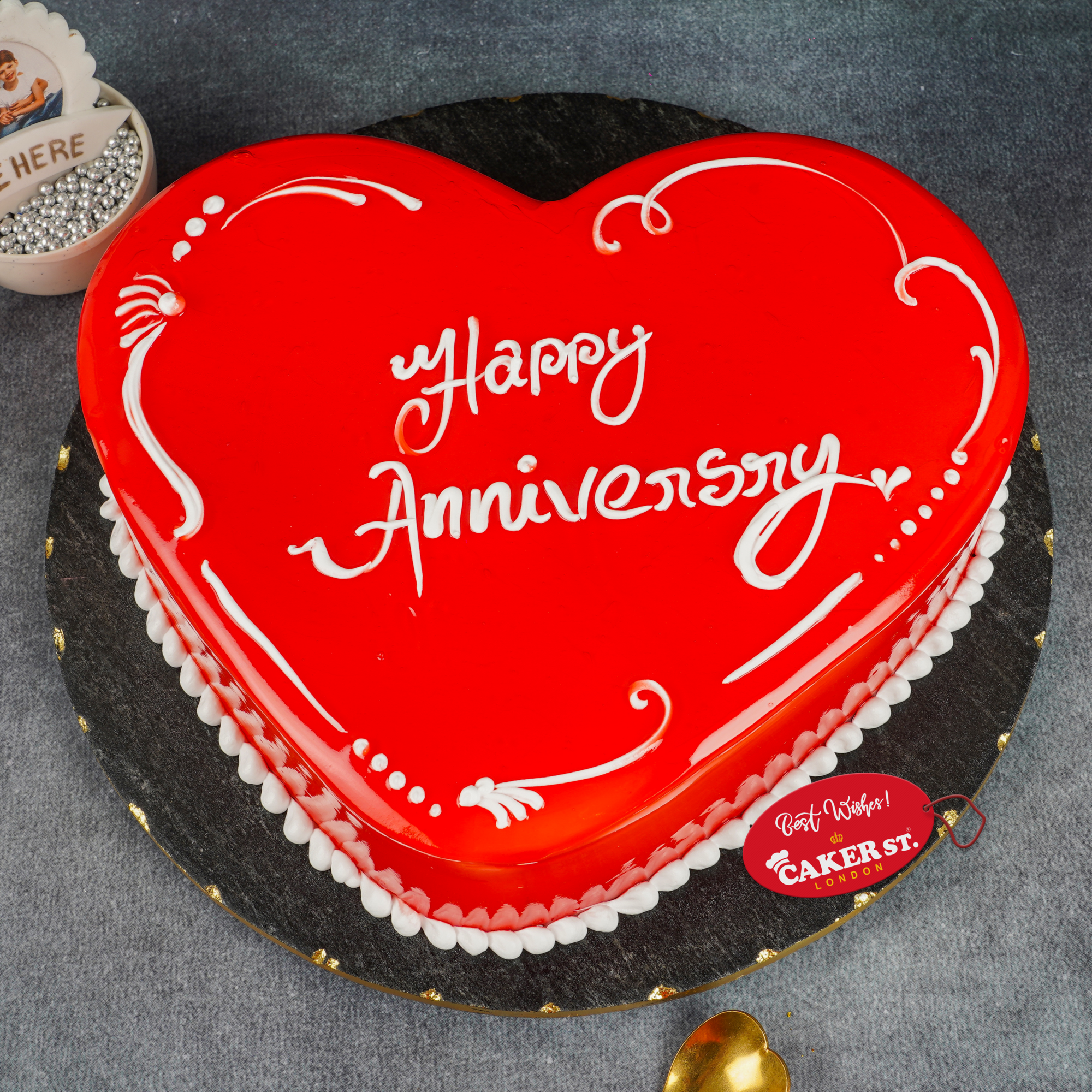 Sweetheart Strawberry Blossom Cake 