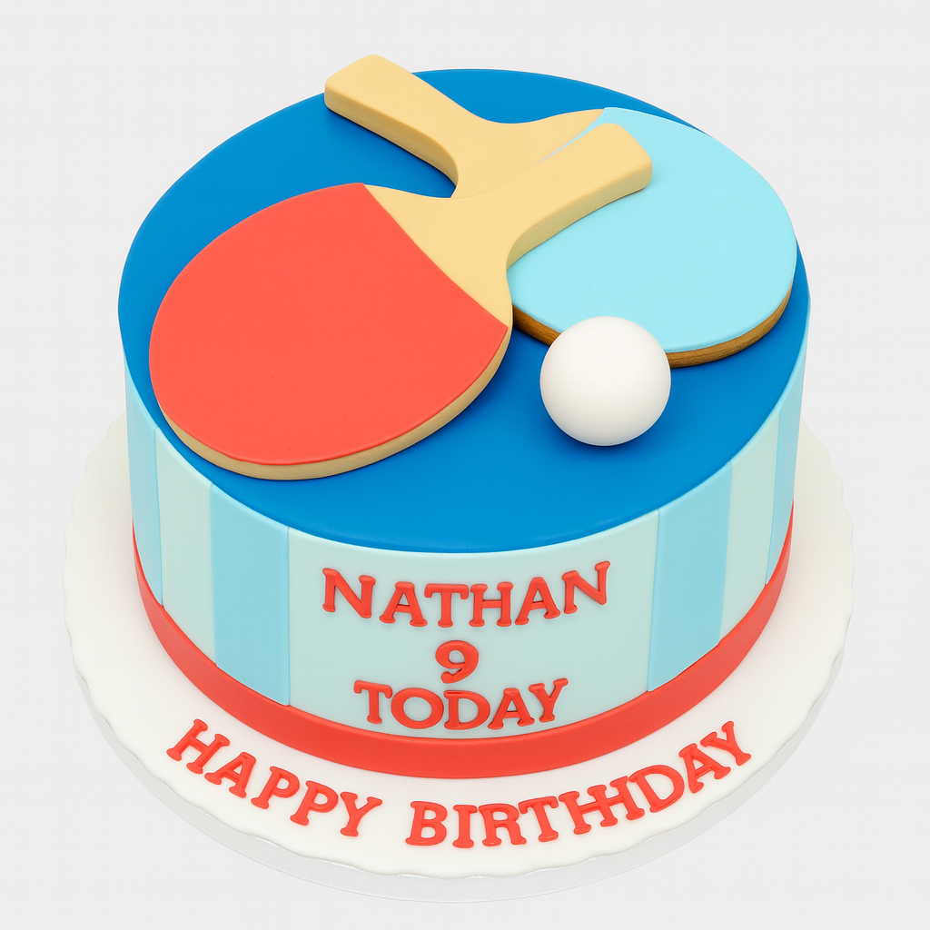 Table Tennis Cake