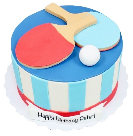 Table Tennis Cake