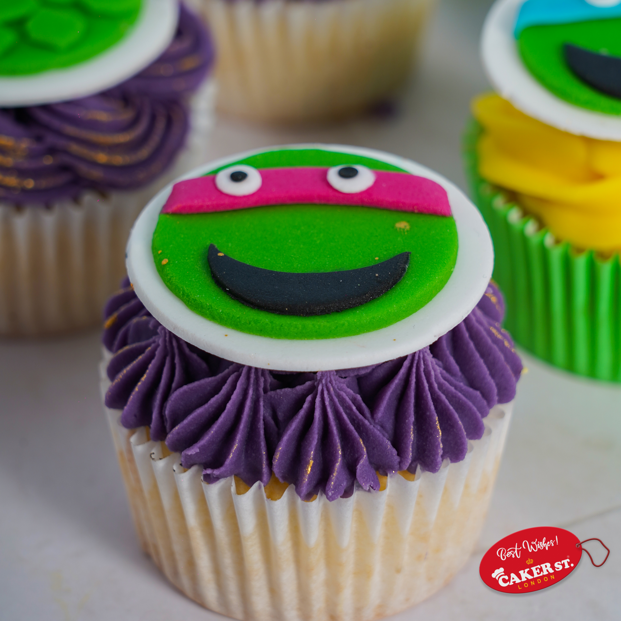  Team  Turtle Ninja Cupcake