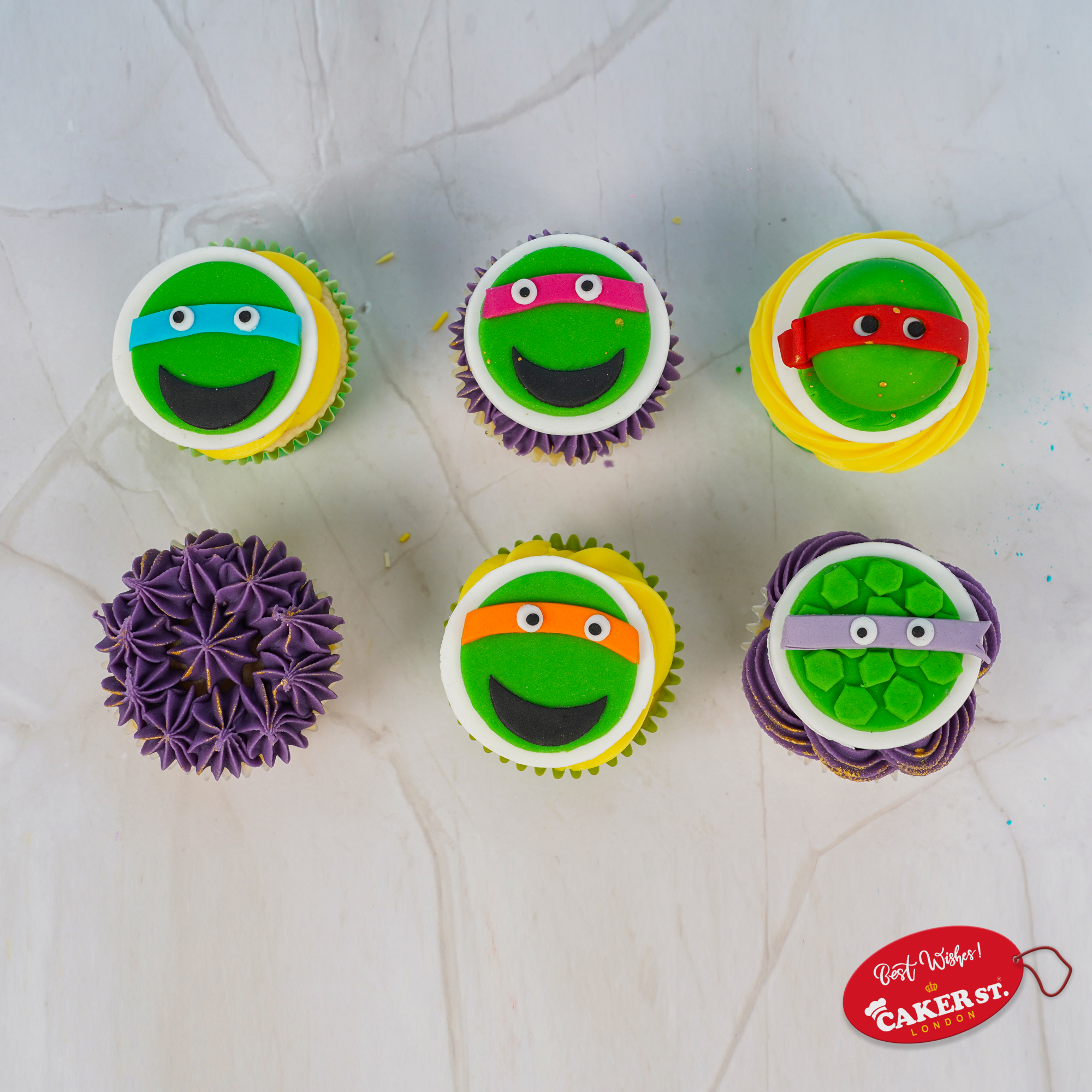  Team  Turtle Ninja Cupcake