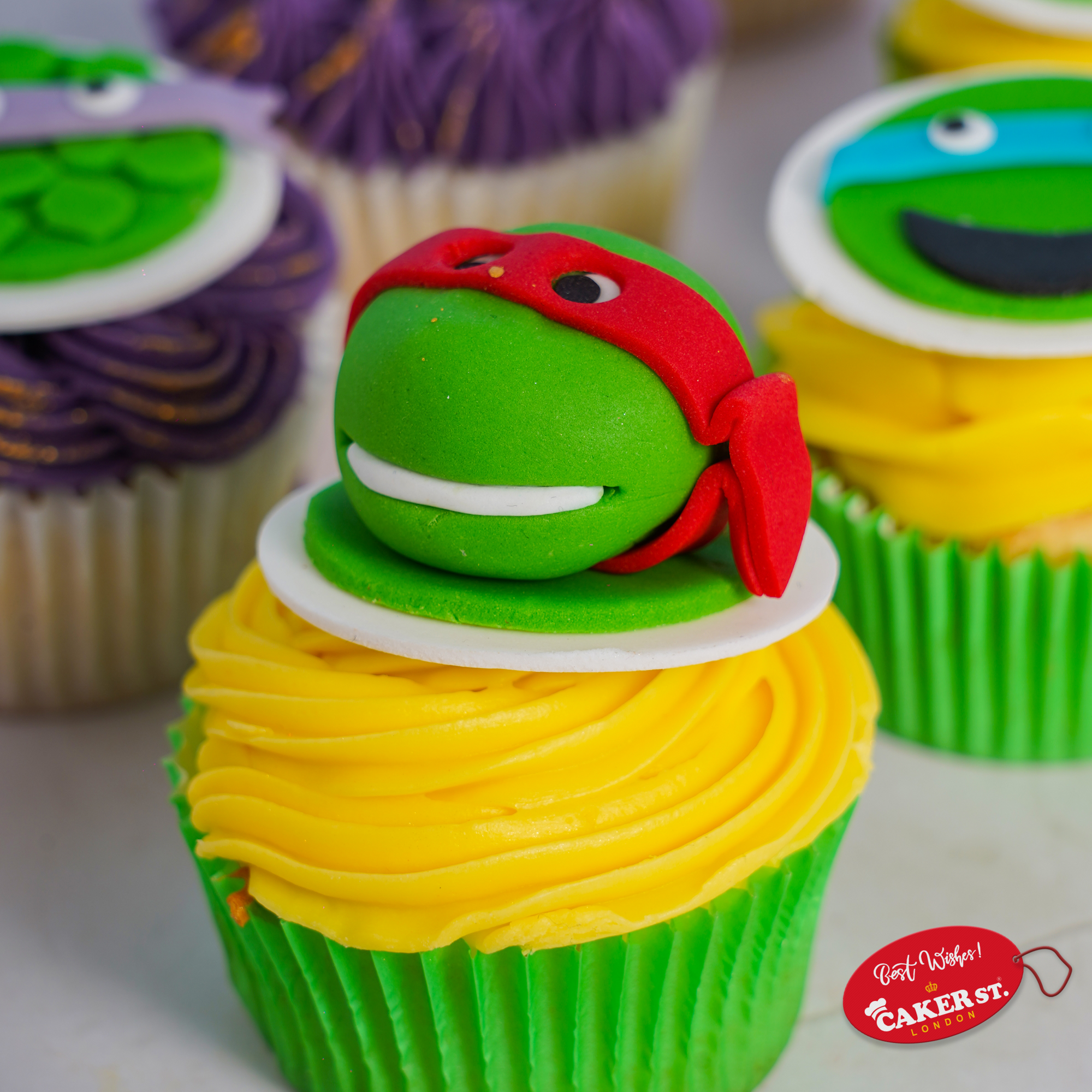  Team  Turtle Ninja Cupcake