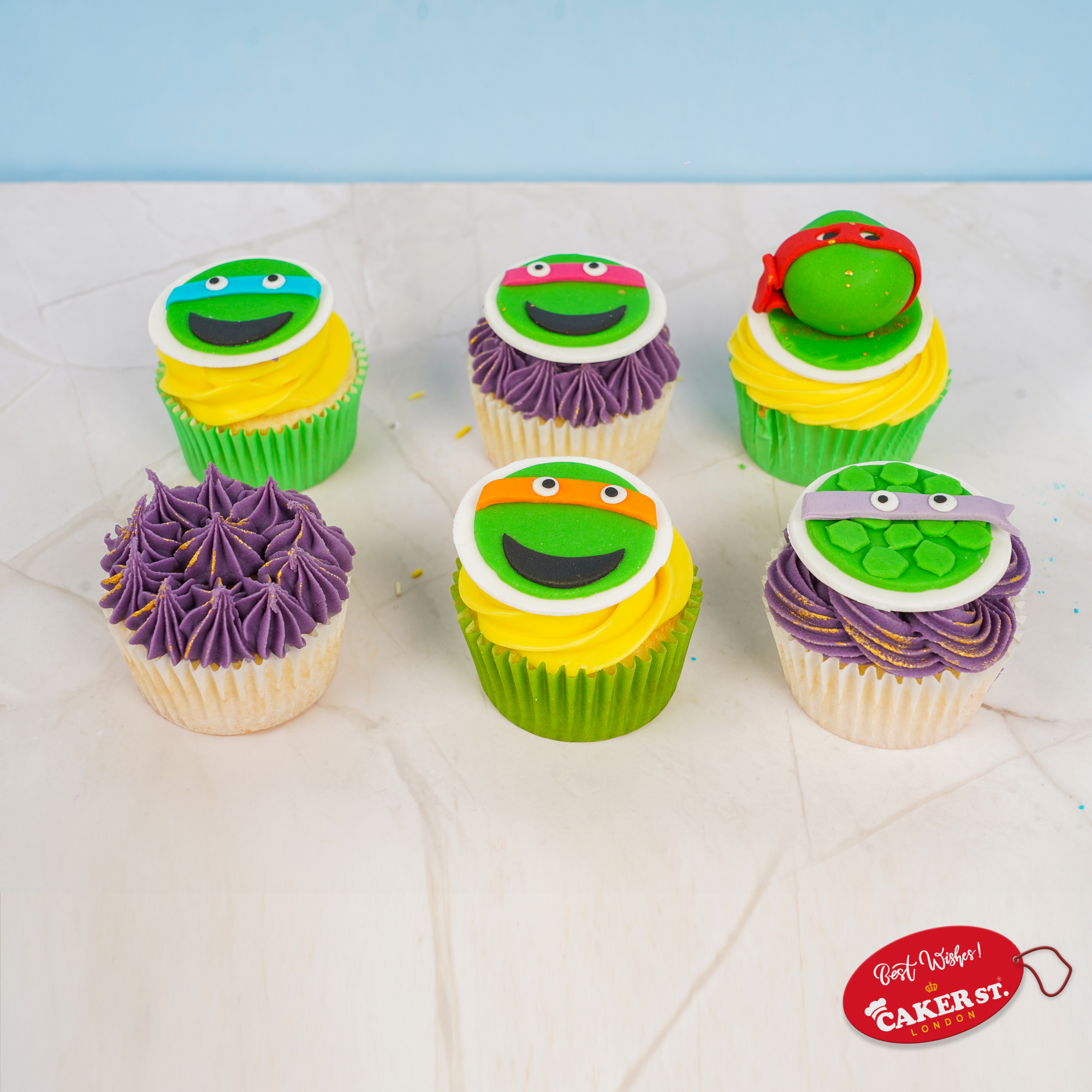  Team  Turtle Ninja Cupcake