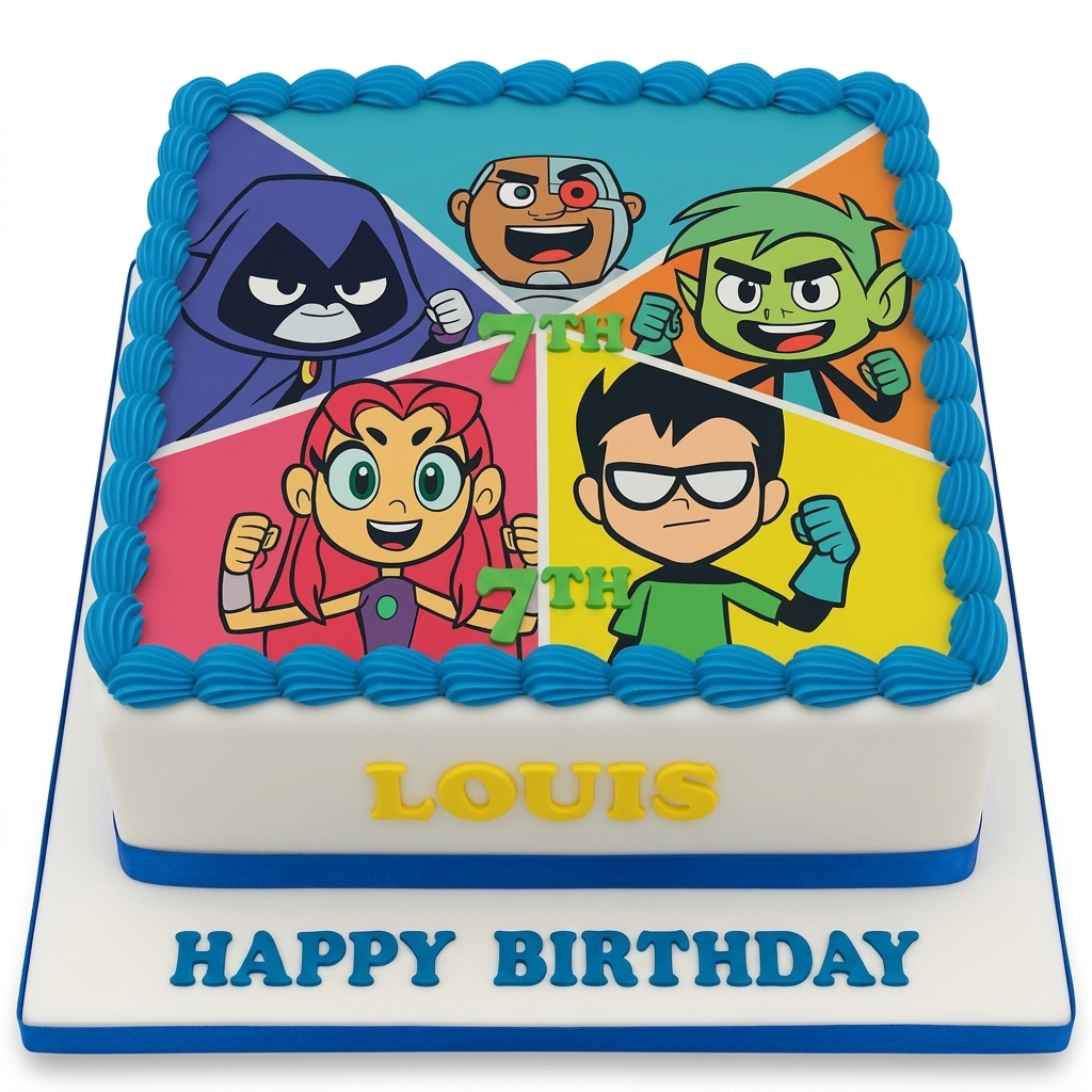Teen Titans Go! Kids Birthday Cake