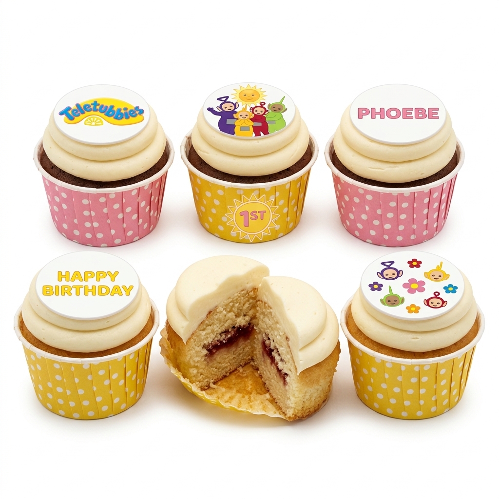 Teletubbies Birthday Cupcakes