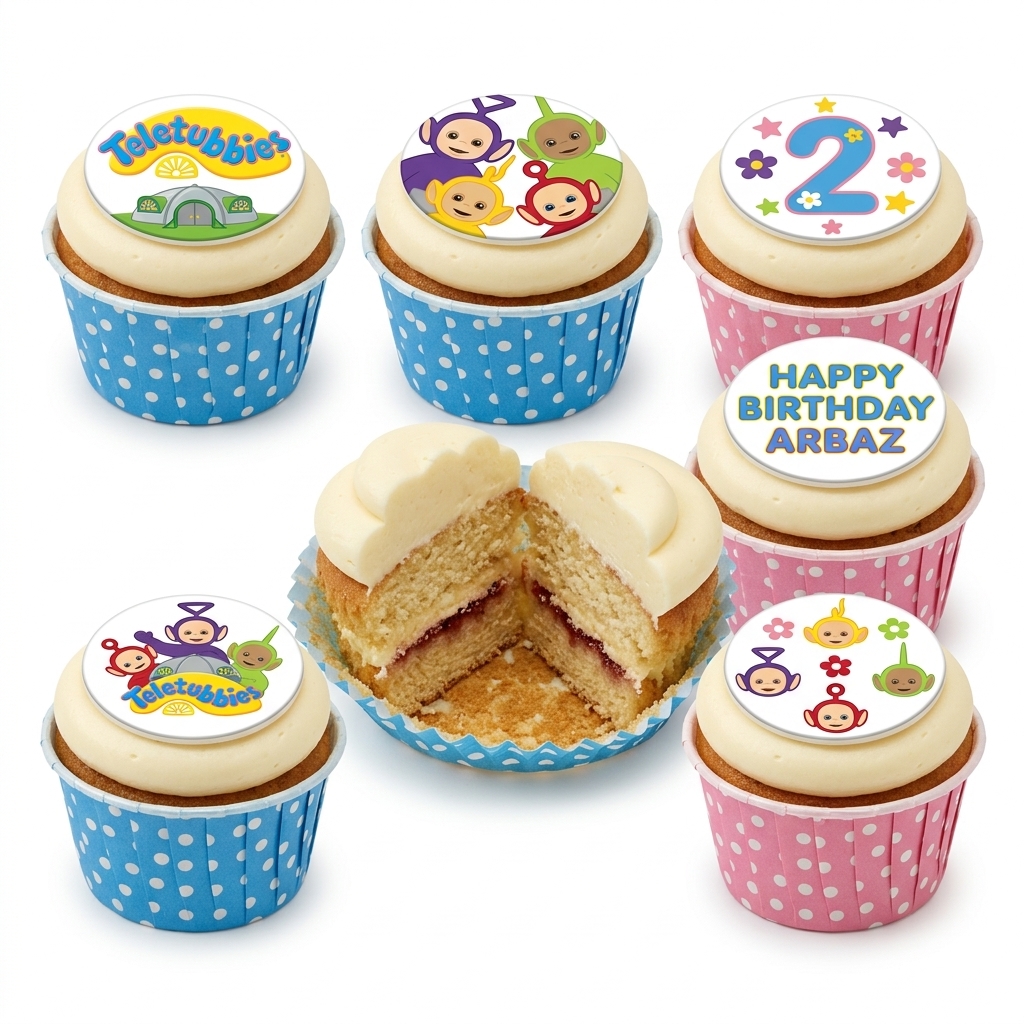 Teletubbies Birthday Cupcakes