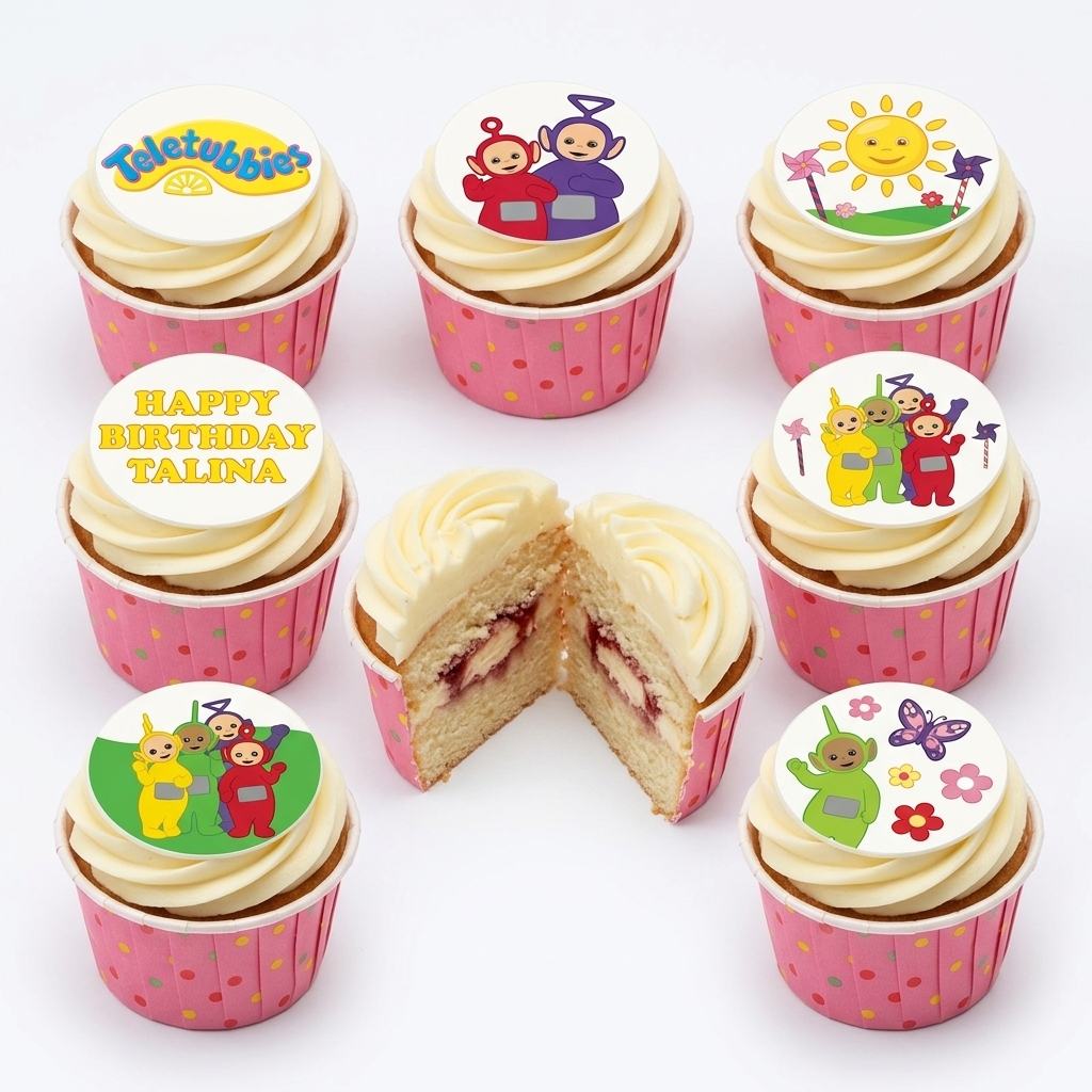 Teletubbies Birthday Cupcakes