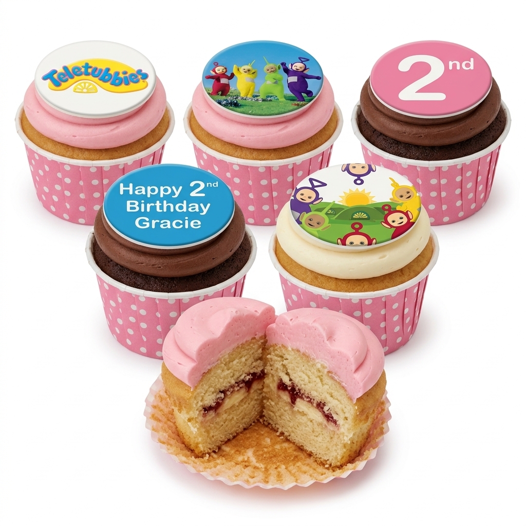 Teletubbies Birthday Cupcakes