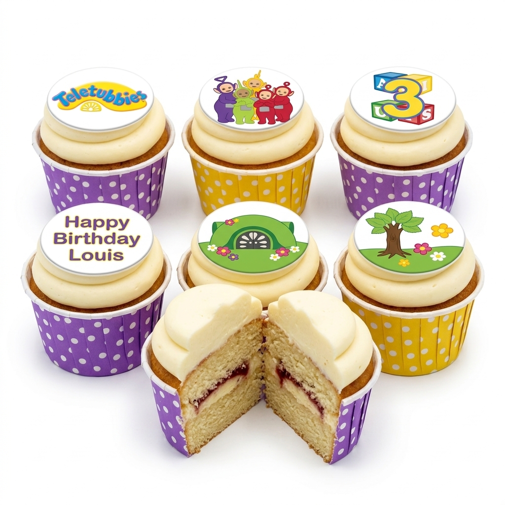 Teletubbies Birthday Cupcakes