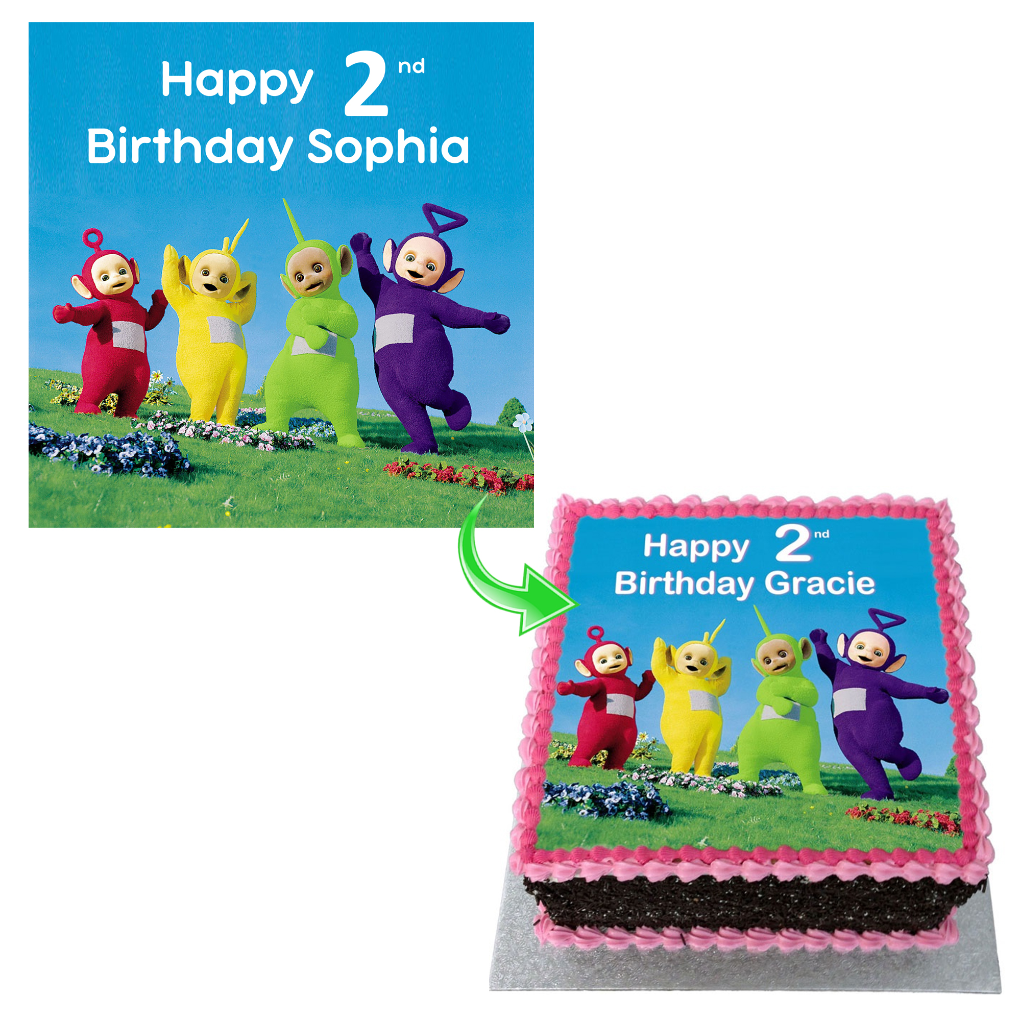 Teletubbies Kids Birthday Cake