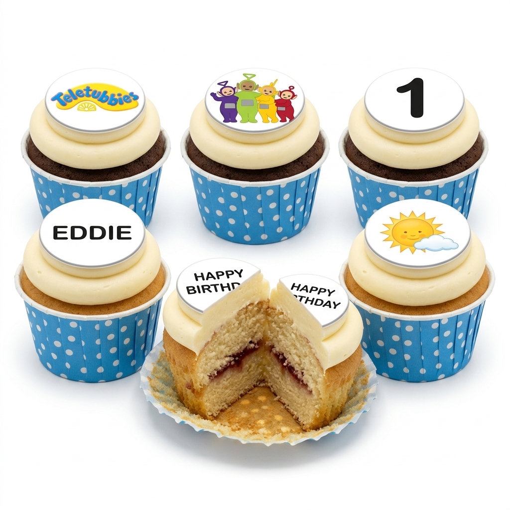 Teletubbies Birthday Cupcakes for Kids