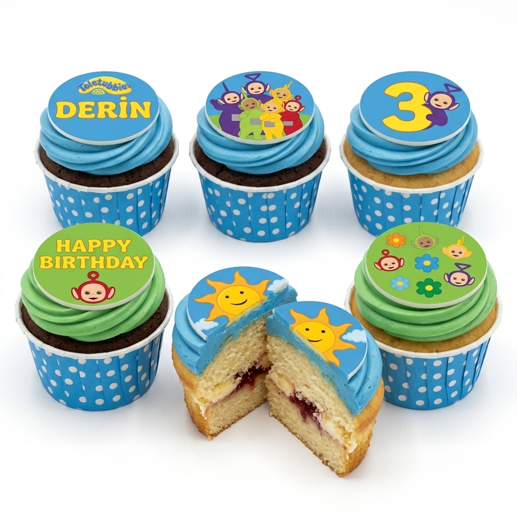 Teletubbies Birthday Cupcakes