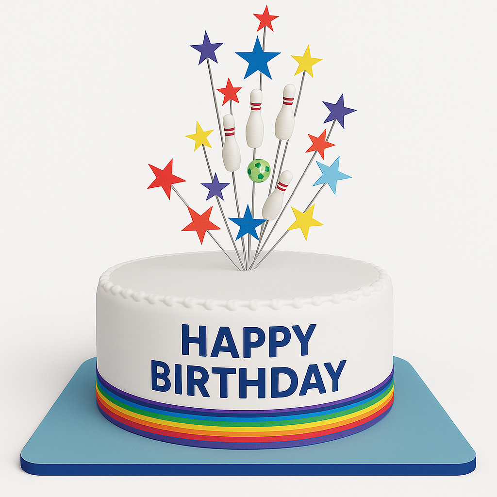 Tenpin Bowling Cake